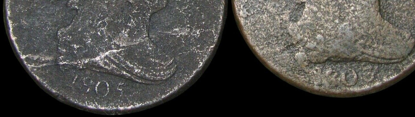 1805 1803 Draped Bust Half Cent 1/2 Penny ---- Nice Details Lot ---- #u632